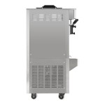 Spaceman 6378A-C Pressurized Dual Flavor High Output Twin Twist Free-Standing Soft Serve Ice Cream Machine with 2 Hoppers and 3 Dispensers - 208-230V