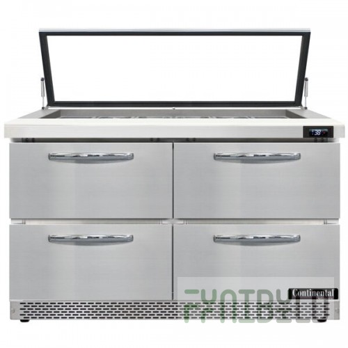 Continental Refrigerator SW48N18M-HGL-FB-D 48