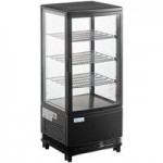 Avantco GSM-3-2-HC Black Glass Sided Pass-Through Countertop Display Refrigerator Avantco GSM-3-2-HC Black Glass Sided Pass-Through Countertop Display Refrigerator