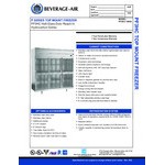 Beverage-Air P-Series PF3HC-1BHG 77 3/4 Beverage-Air P-Series PF3HC-1BHG 77 3/4