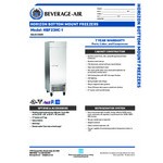 Beverage-Air HBF23HC-1 Horizon Series 27 Beverage-Air HBF23HC-1 Horizon Series 27