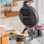 Estella WBMX1A Belgian Waffle Maker with Honeycomb Waffle Plate - 120V, 1,340W