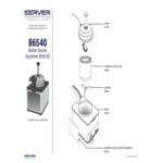 Server BSW-SS 86540 Supreme 3 Qt. Butter Warmer / Merchandiser with Pump - 120V, 517W Server BSW-SS 86540 Supreme 3 Qt. Butter Warmer / Merchandiser with Pump - 120V, 517W