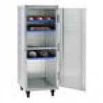 New Age Industrial Heavy-Duty Series 32-Pan Front-Load 3/4-Size Mobile Aluminum Enclosed Sheet Pan Rack 1293