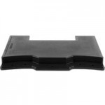 Cambro VBRU6110 Black 6' Versa Ultra Food / Salad Bar with Storage and Standard Casters