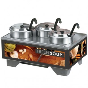 Vollrath 720201002 Tuscan Soup Merchandiser Base with 4 Qt. Accessory Pack - 120V, 1000W Vollrath 720201002 Tuscan Soup Merchandiser Base with 4 Qt. Accessory Pack - 120V, 1000W