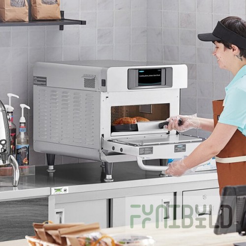 TurboChef Bullet Electric Countertop Rapid Cook Ventless Oven with One Touch Controls - 208/240V, 1 Phase