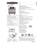 TurboChef Bullet Electric Countertop Rapid Cook Ventless Oven with One Touch Controls - 208/240V, 1 Phase TurboChef Bullet Electric Countertop Rapid Cook Ventless Oven with One Touch Controls - 208/240V, 1 Phase