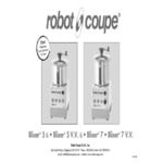 Robot Coupe BLIXER5 2-Speed 6 Qt. / 5.9 Liter Stainless Steel Batch Bowl Food Processor - 240V, 3 Phase, 3 hp
