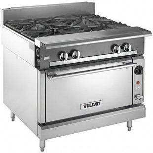 Vulcan V4B36C-LP V Series Liquid Propane 4 Burner 36