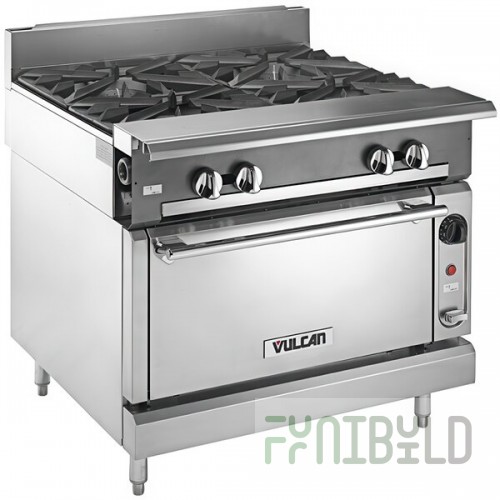 Vulcan V4B36C-LP V Series Liquid Propane 4 Burner 36