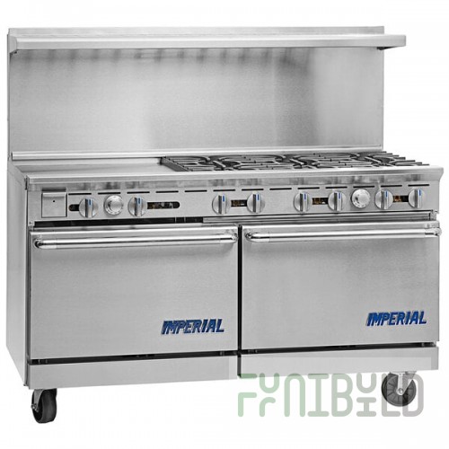 Imperial Range Pro Series IR-6-G24-C Liquid Propane 6 Burner 60