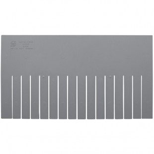 Quantum Gray Long Divider for DG93120 Dividable Grid Container - 6/Pack Quantum Gray Long Divider for DG93120 Dividable Grid Container - 6/Pack