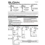 Sloan 24501001 ADA Height Elongated Wall-Mounted Manual Toilet with Royal 111 Polished Chrome Flushometer - 1.28 GPF Sloan 24501001 ADA Height Elongated Wall-Mounted Manual Toilet with Royal 111 Polished Chrome Flushometer - 1.28 GPF