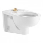 American Standard Afwall Millenium FloWise 2856128.020 Flushometer Toilet System with Wall-Mount Toilet and Manual Piston Flush Valve - 1.28 GPF