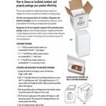 Polar Tech Thermo Chill Small Insulated Shipping Box with Foam Container 10 Polar Tech Thermo Chill Small Insulated Shipping Box with Foam Container 10