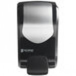 San Jamar S970BKSS Summit Rely Black Manual Hand Soap, Sanitizer, and Lotion Dispenser - 5 3/16 San Jamar S970BKSS Summit Rely Black Manual Hand Soap, Sanitizer, and Lotion Dispenser - 5 3/16