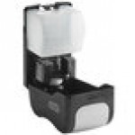 San Jamar S970BKSS Summit Rely Black Manual Hand Soap, Sanitizer, and Lotion Dispenser - 5 3/16 San Jamar S970BKSS Summit Rely Black Manual Hand Soap, Sanitizer, and Lotion Dispenser - 5 3/16