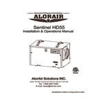 AlorAir Sentinel HD55 Blue Commercial-Grade Dehumidifier - 115V