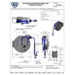 T&S B-7133-01 Stainless Steel Open Hose Reel with 1/2 T&S B-7133-01 Stainless Steel Open Hose Reel with 1/2