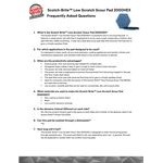3M Scotch-BriteTM Low Scratch Scour Pad 2000HEX - 15/Case 3M Scotch-BriteTM Low Scratch Scour Pad 2000HEX - 15/Case