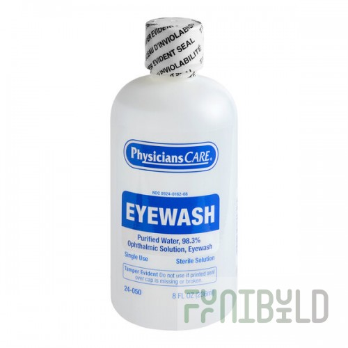 PhysiciansCare 24-050 8 oz. Eyewash Bottle - 12/Case