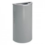 Ex-Cell Kaiser RC-KD36-R BT-PBG Black Tie Kaleidoscope Pebble Black Gloss Square 36 Gallon Recyclables Receptacle