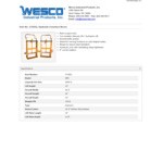 Wesco Industrial Products 3,950 lb. Hydraulic Lift Furniture Mover 272952