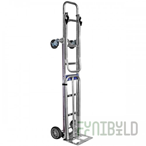 B&P Manufacturing 500 / 1,200 lb. Folding Snack Hand Truck with 14
