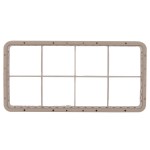 Vollrath HRB Traex® Half-Size Beige 8 Compartment Glass Rack Extender Vollrath HRB Traex® Half-Size Beige 8 Compartment Glass Rack Extender