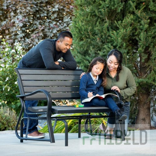 Lifetime 60276 Gray Glider Bench