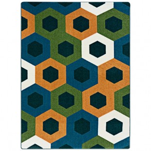 Joy Carpets Kid Essentials Hexed 10' 9 Joy Carpets Kid Essentials Hexed 10' 9