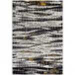Abani Arto Collection 4' x 6' Yellow / Gray Distressed Contemporary Area Rug Abani Arto Collection 4' x 6' Yellow / Gray Distressed Contemporary Area Rug