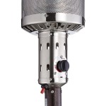 Backyard Pro Courtyard Series PH1BZ Bronze Portable Propane Outdoor Patio Heater - 47,000 BTU
