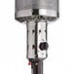 Backyard Pro Courtyard Series PH1BZ Bronze Portable Propane Outdoor Patio Heater - 47,000 BTU