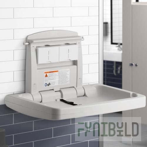 Rubbermaid® FG781888LPLAT Horizontal Baby Changing Station / Table