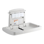 Rubbermaid® FG781888LPLAT Horizontal Baby Changing Station / Table