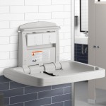 Rubbermaid® FG781888LPLAT Horizontal Baby Changing Station / Table