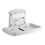 Rubbermaid® FG781888LPLAT Horizontal Baby Changing Station / Table