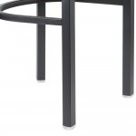 Lancaster Table & Seating Boomerang Black Finish Chair with Driftwood Seat and Back - Unassembled Lancaster Table & Seating Boomerang Black Finish Chair with Driftwood Seat and Back - Unassembled