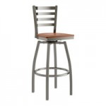 Lancaster Table & Seating Clear Coat Finish Ladder Back Chair with Antique Walnut Wood Seat - Detached Seat Lancaster Table & Seating Clear Coat Finish Ladder Back Chair with Antique Walnut Wood Seat - Detached Seat