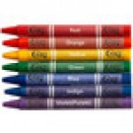 Choice 24 Assorted Colors Bulk School Crayons Pack in Print Box - 50/Case Choice 24 Assorted Colors Bulk School Crayons Pack in Print Box - 50/Case