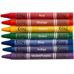 Choice 24 Assorted Colors Bulk School Crayons Pack in Print Box - 50/Case Choice 24 Assorted Colors Bulk School Crayons Pack in Print Box - 50/Case