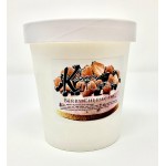 Choice 1/2 Gallon White Paper Frozen Yogurt / Food Cup with Paper Lid - 100/Case