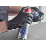 Lavex Pro Nitrile Black Heavy-Duty Powder-Free 6 Mil Thick Textured Gloves - Extra Large - 100/Box