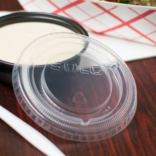 Solo SCCLDSS23 Wide Sauce / Portion Cup Snaptight Lid for 2.5 oz. and 3.5 oz. Cups - 2,500/Case Solo SCCLDSS23 Wide Sauce / Portion Cup Snaptight Lid for 2.5 oz. and 3.5 oz. Cups - 2,500/Case