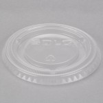 Solo SCCLDSS23 Wide Sauce / Portion Cup Snaptight Lid for 2.5 oz. and 3.5 oz. Cups - 2,500/Case