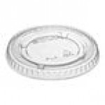 Solo SCCLDSS23 Wide Sauce / Portion Cup Snaptight Lid for 2.5 oz. and 3.5 oz. Cups - 2,500/Case