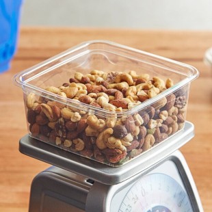 Fabri-Kal S6-32 Alur On-The-Go Clear PET Container - 50/Pack