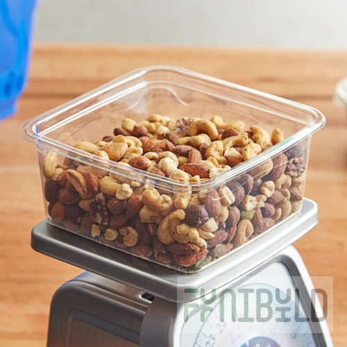 Fabri-Kal S6-32 Alur On-The-Go Clear PET Container - 50/Pack